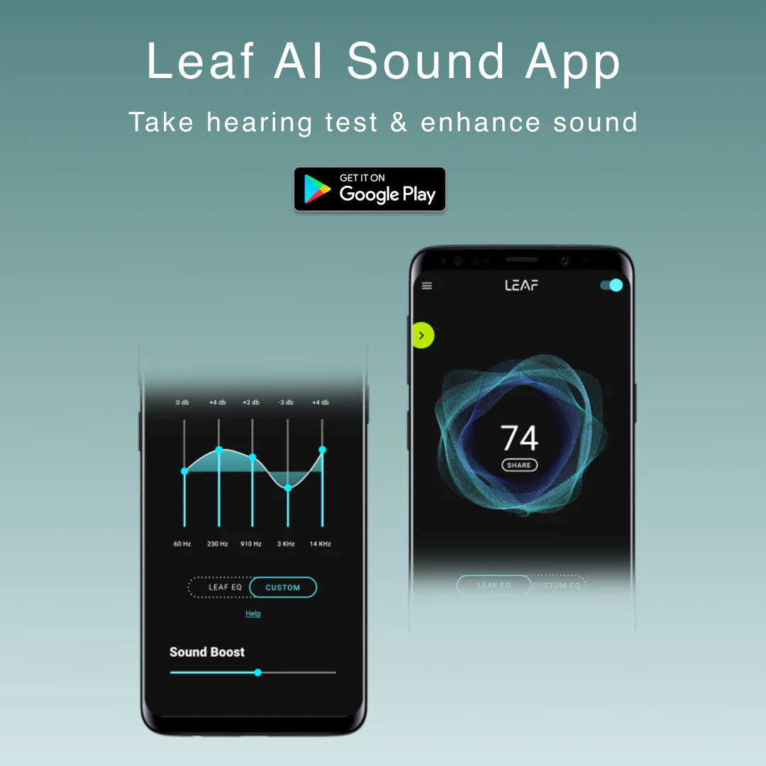 Combo: LEAF BUDS X614 ANC (PURE WHITE)  + LEAF BUDS X121 (CARBON BLACK) - Image 3