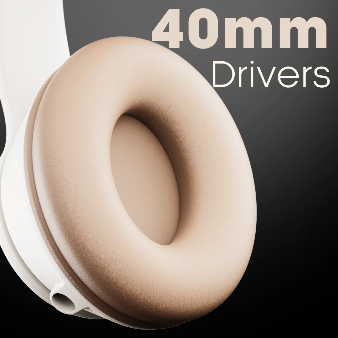 LEAF BASS X414 WIRELESS HEADPHONES- DESERT DUNE - Image 6