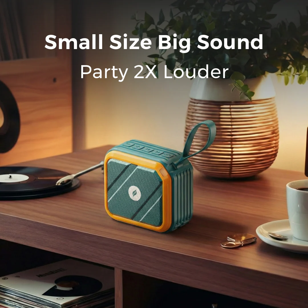 LEAF BOOM WIRELESS SPEAKER-TEAL BLUE - Image 5