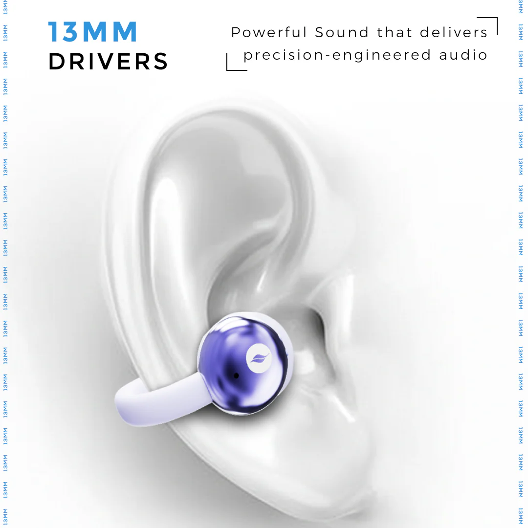 LEAF BUDS AIR WIRELESS OPEN EAR EARBUDS (LAVENDER) - Image 6