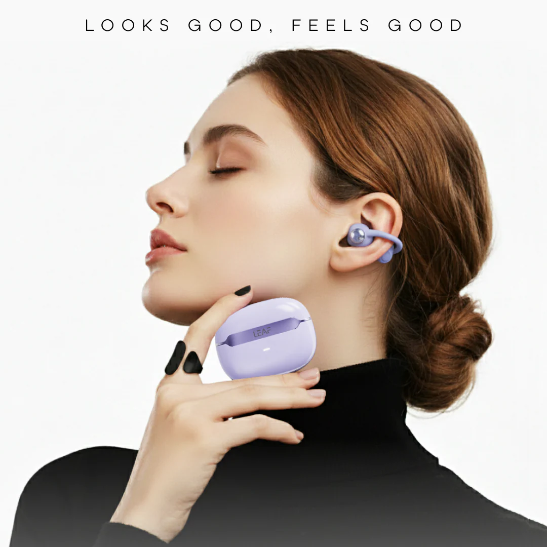 LEAF BUDS AIR WIRELESS OPEN EAR EARBUDS (LAVENDER) - Image 7
