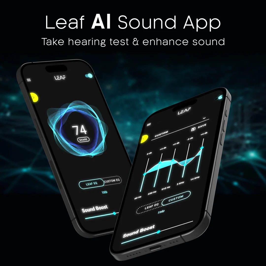 Leaf Buds X121 Wireless Earbuds (Carbon Black) - Image 3