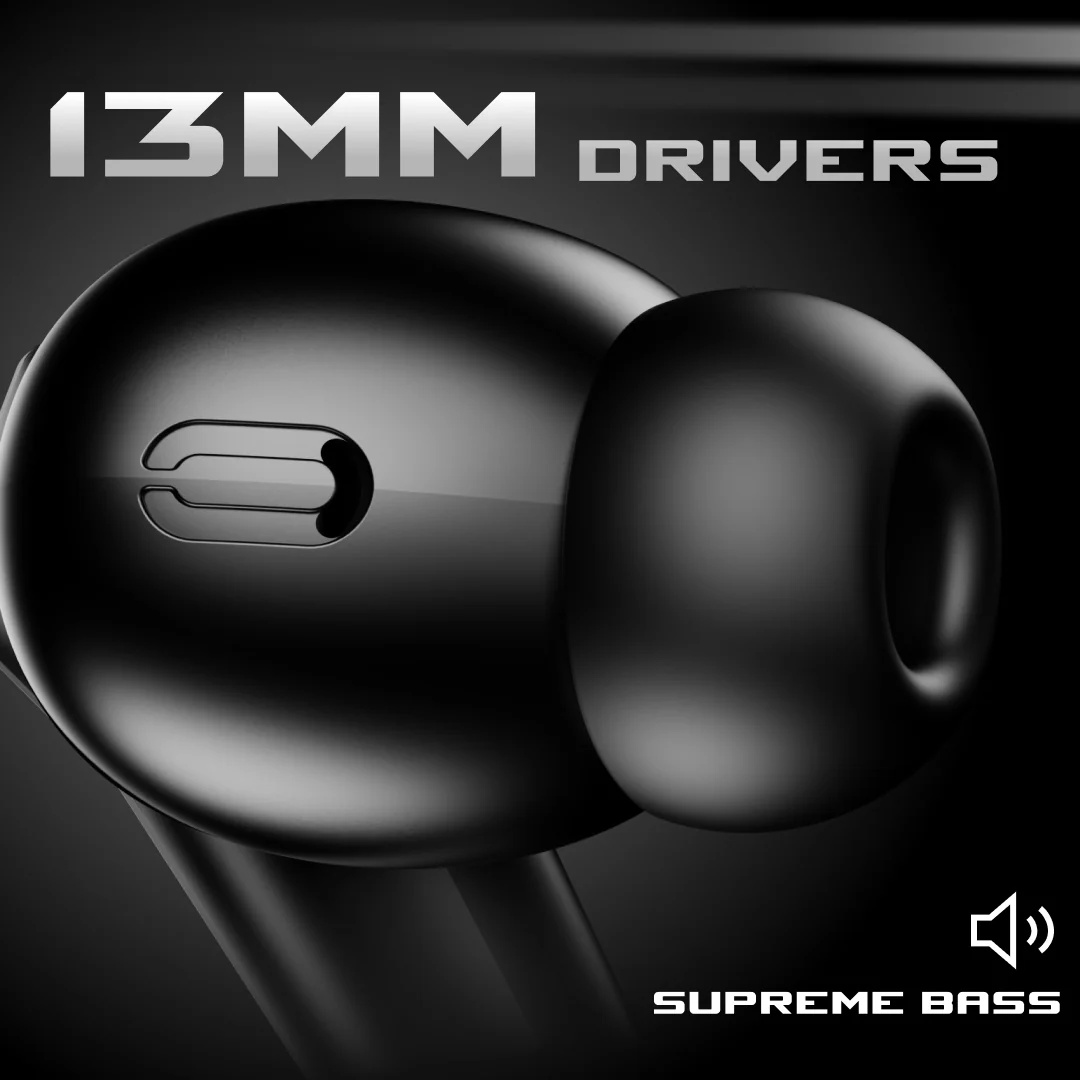 Leaf Buds X468 Wireless Earbuds (Black Spaceship) - Image 6