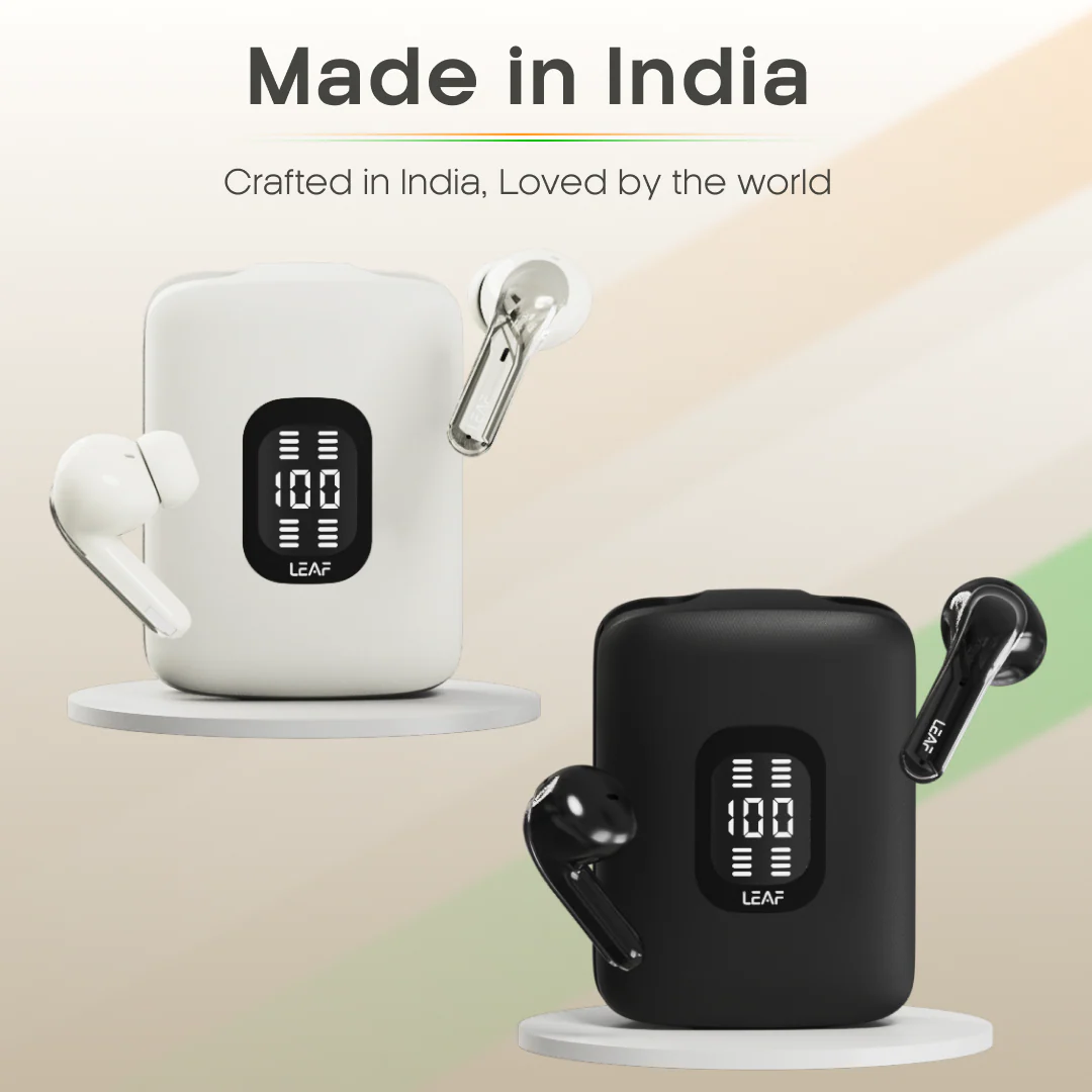 Leaf Buds X714 Wireless 4-In-1 Earbuds with ANC (Ivory) - Image 8