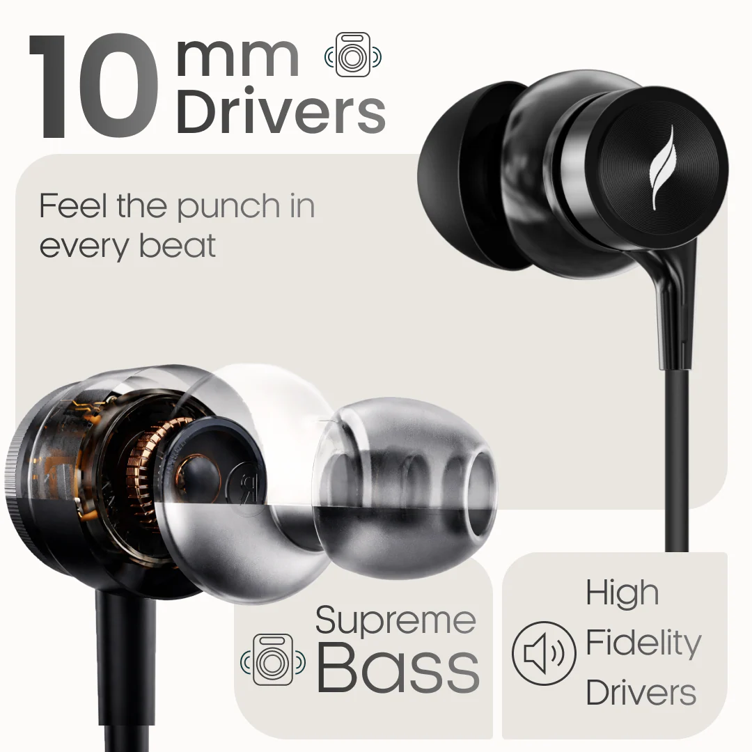 LEAF DASH 3 WIRED EARPHONES - Image 3
