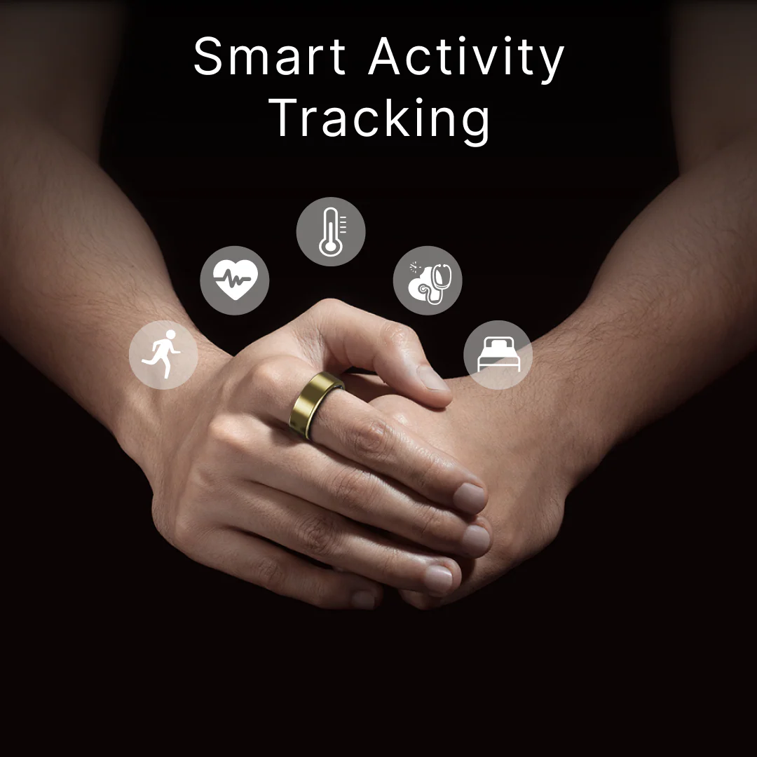 Leaf Halo Smart Ring (Luxe Gold) + Sizing Kit - Image 5