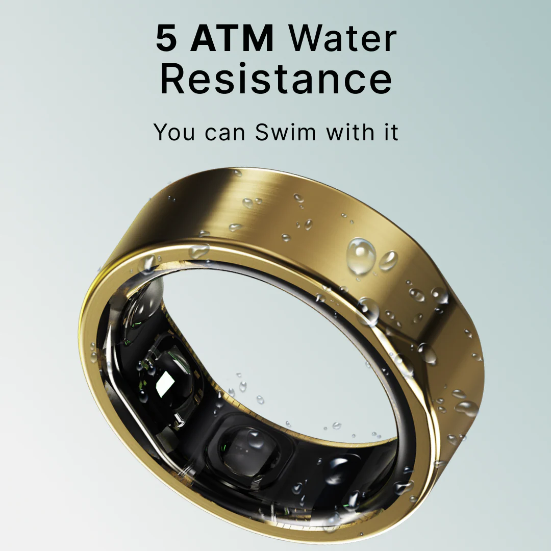 Leaf Halo Smart Ring (Luxe Gold) + Sizing Kit - Image 7