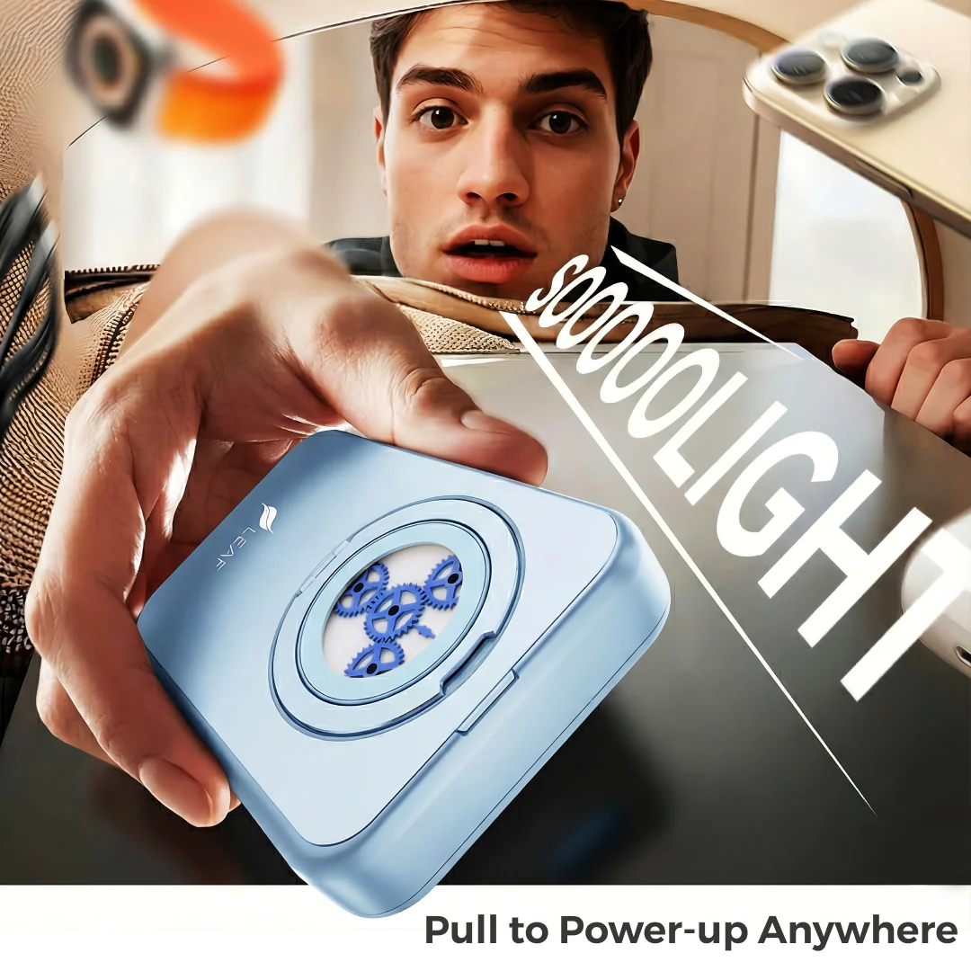 Leaf Nova Power bank (Aqua Grey) - Image 6