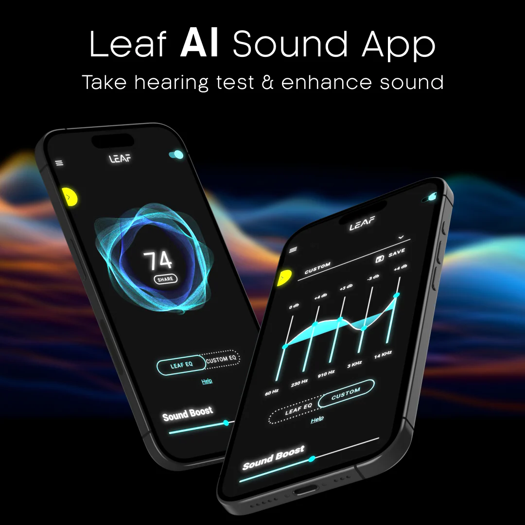 Leaf Rush X342 Wireless Neckband Earphones (Midnight Blue) - Image 3