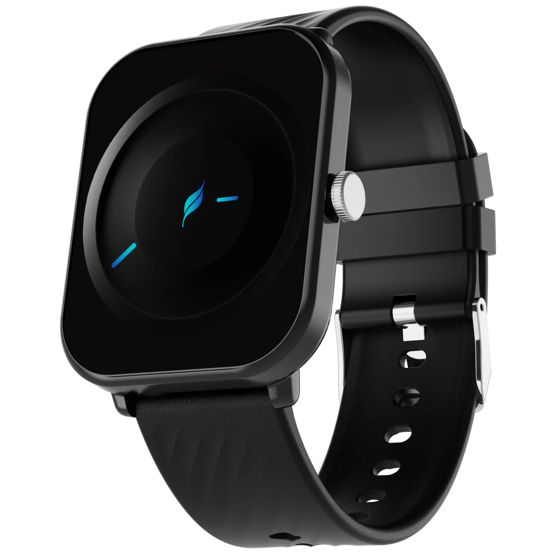 LEAF WATCH X121 WIRELESS BT CALLING SMART WATCH (CARBON BLACK)