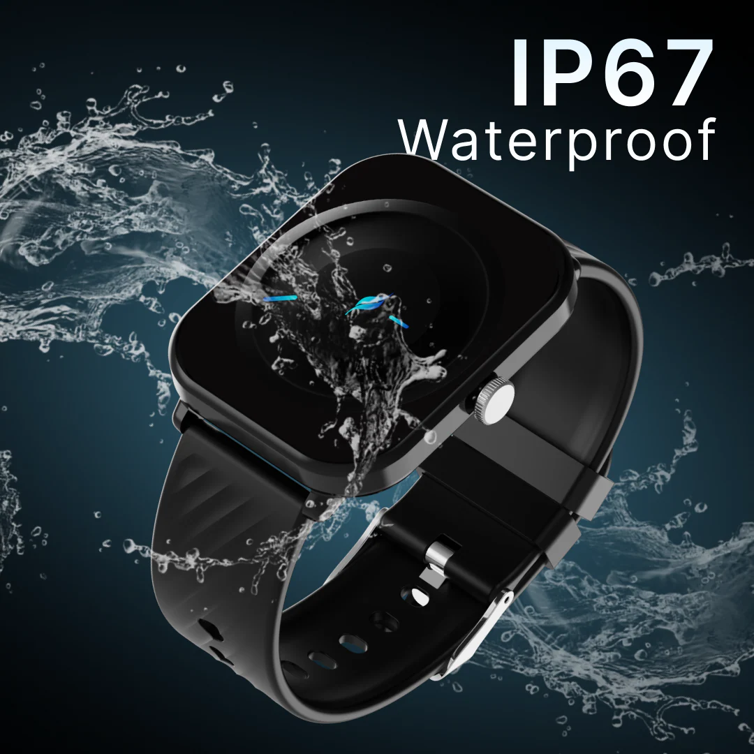 LEAF WATCH X121 WIRELESS BT CALLING SMART WATCH (CARBON BLACK) - Image 5